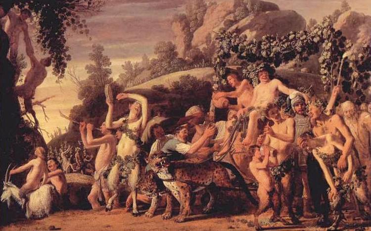 MOEYAERT, Claes Cornelisz. Triumph of Bacchus ga china oil painting image